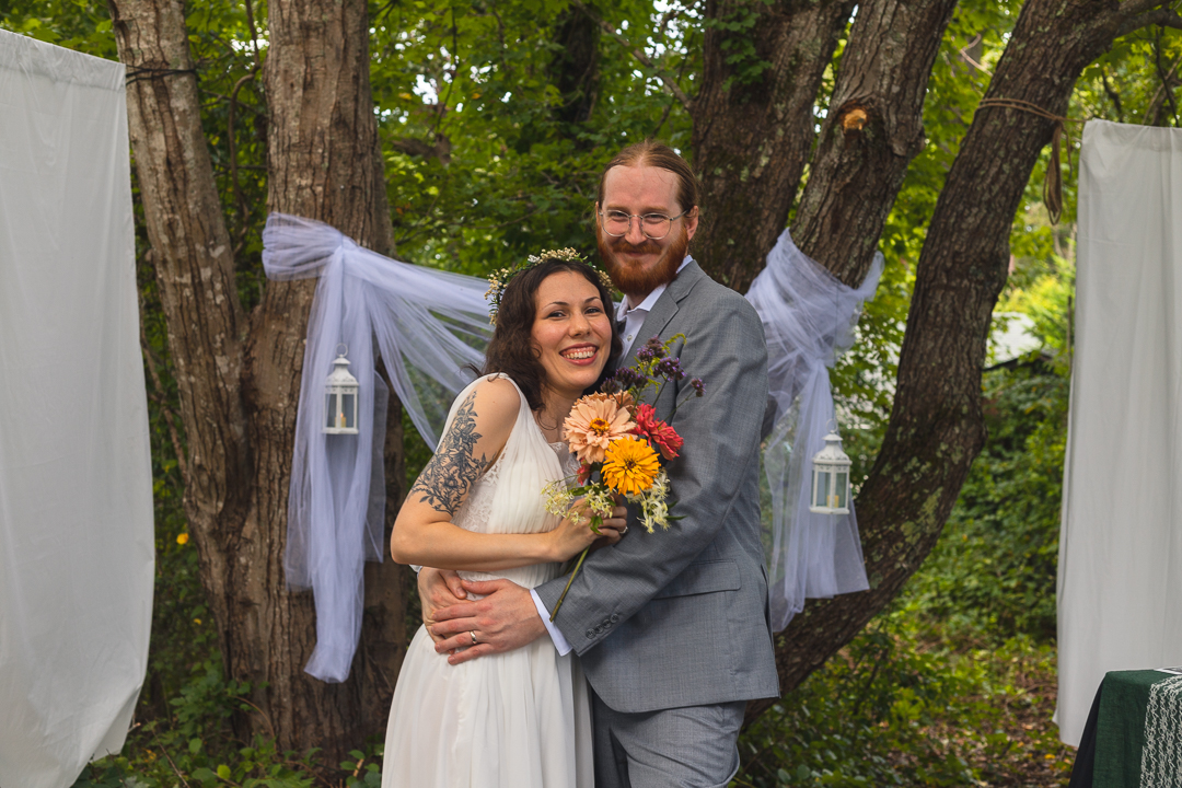 Bohemian Backyard Elopement | Asheville, NC