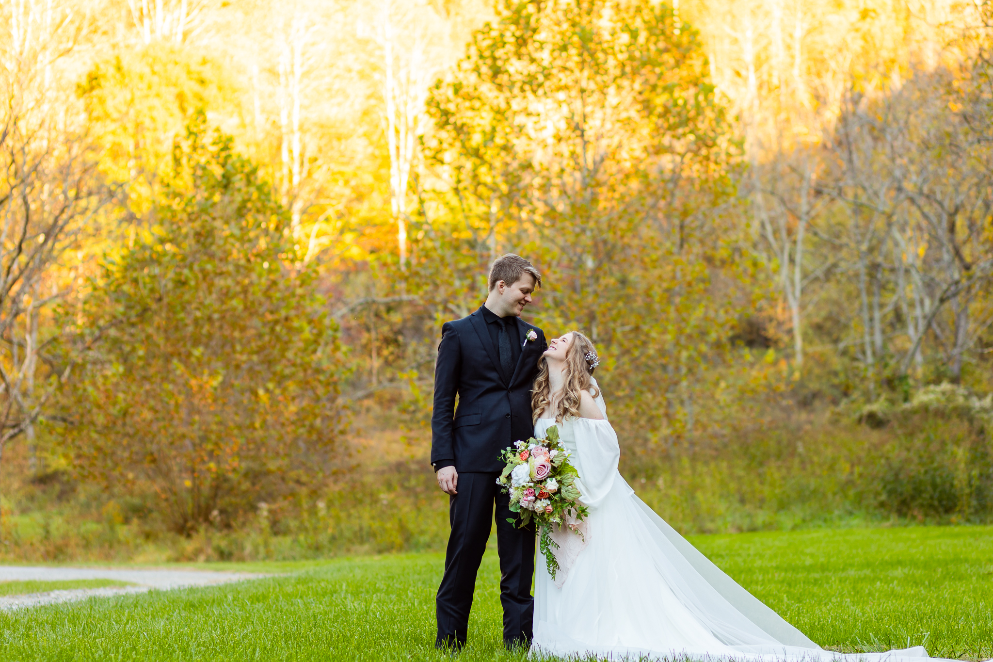 Romantic Fall Wedding in the Blue Ridge Mountains